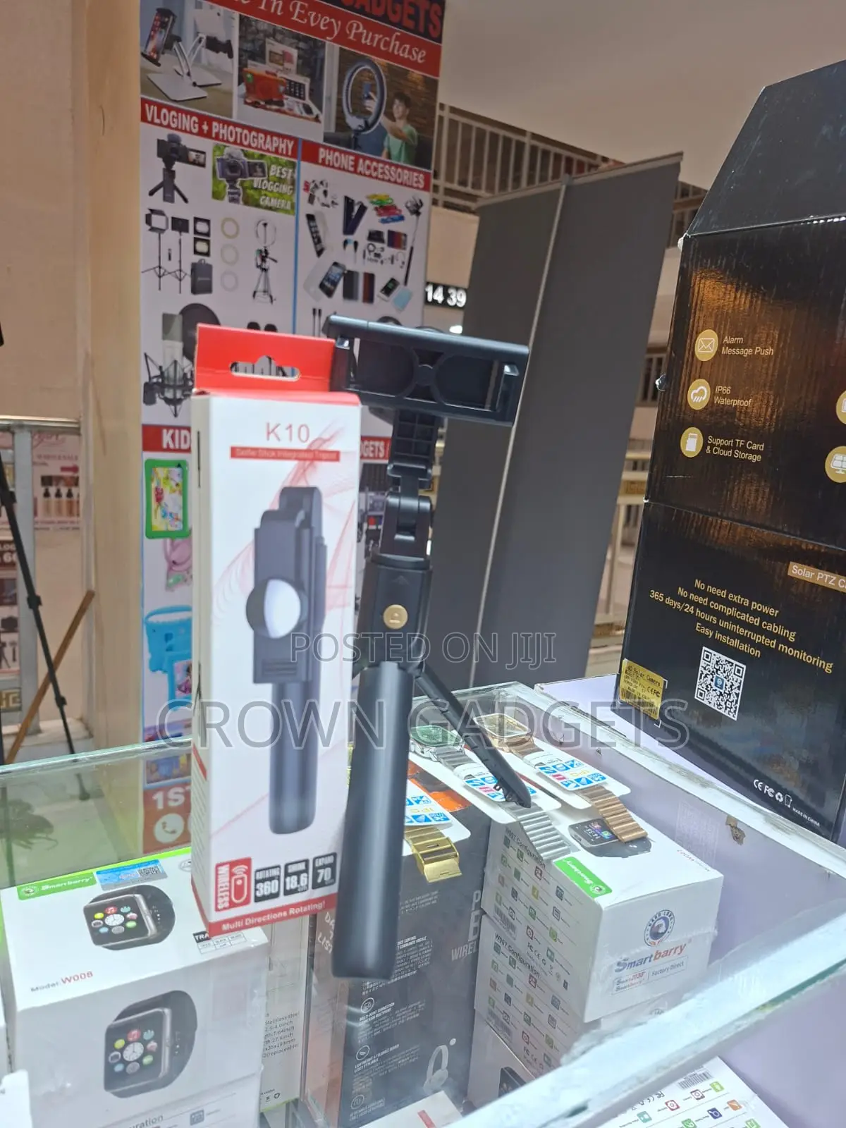 Foldable Bluetooth Selfie Stick With Phone Tripod
