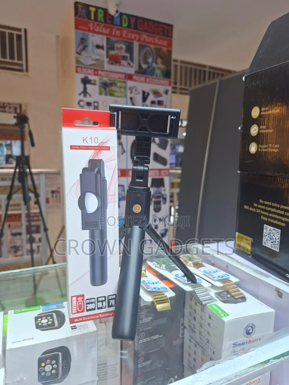 Wireless Phone Selfie Stick With Remote Shutter
