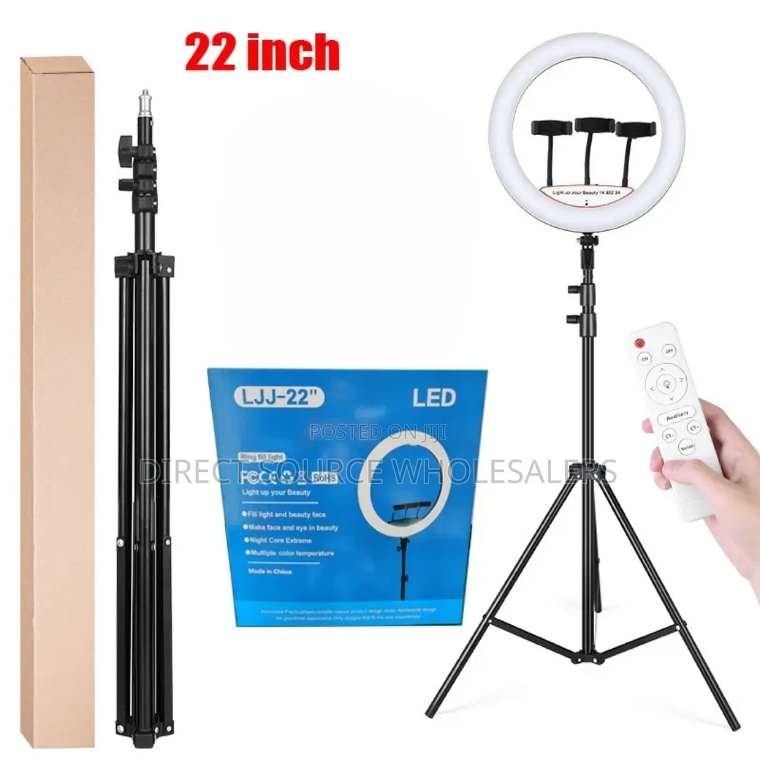 22 Inches Ringlight With a Tripod Stand