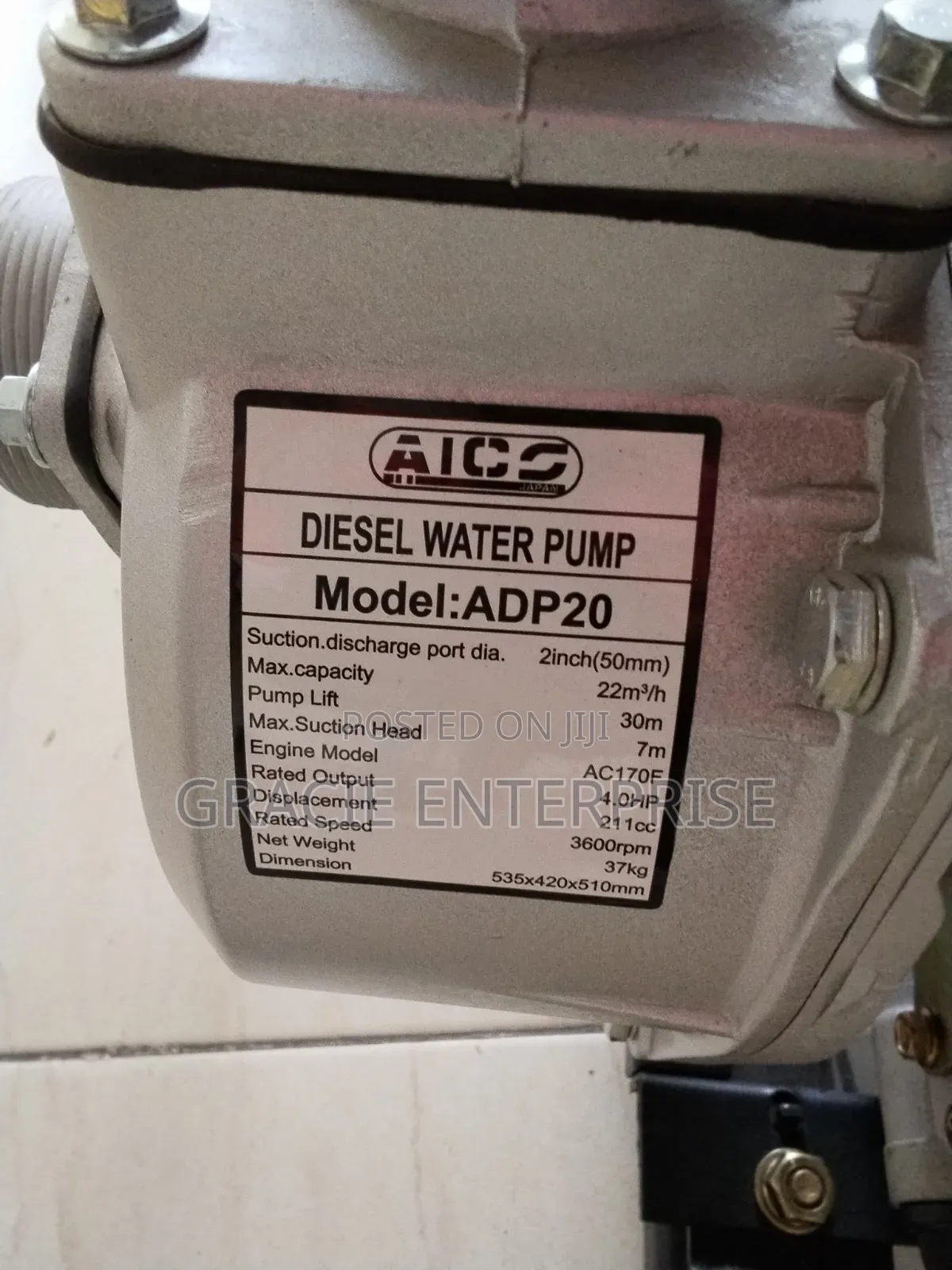 Aico Diesel Water Pump 2"