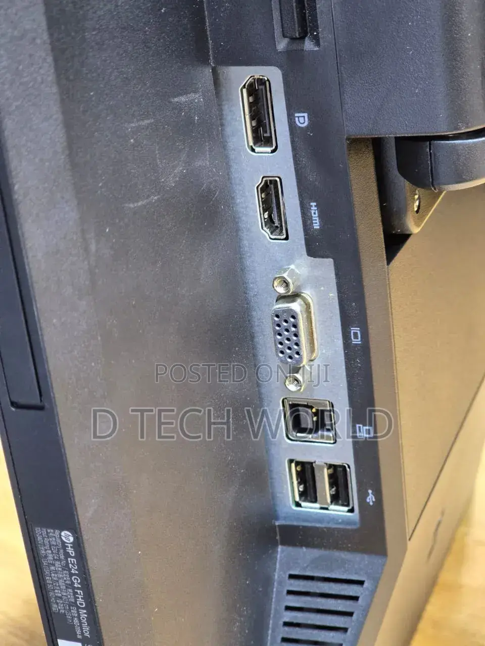 Hp 24inch Frameless Monitor 
 Model : E24 G4 
 1080p