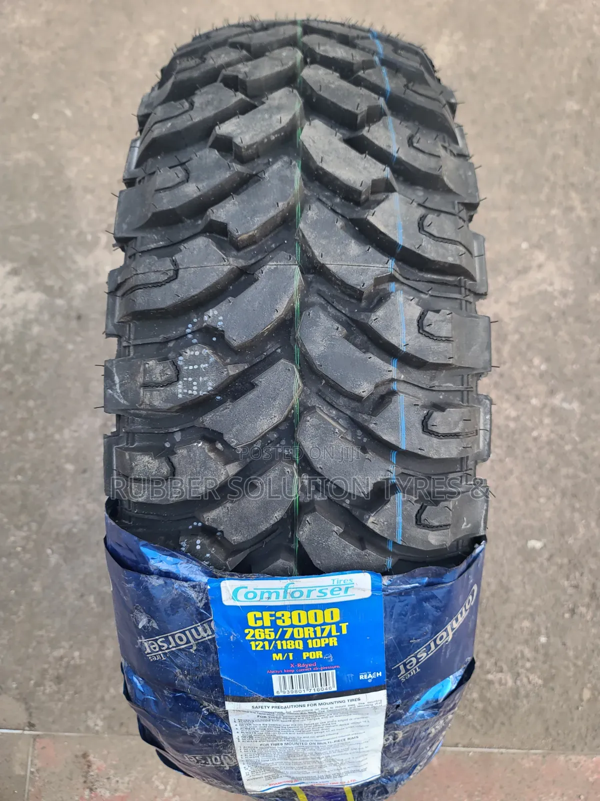 265 /70 R17 Comforser Tyres Cf3000 Lt 10pr M/T Mud-Terrain