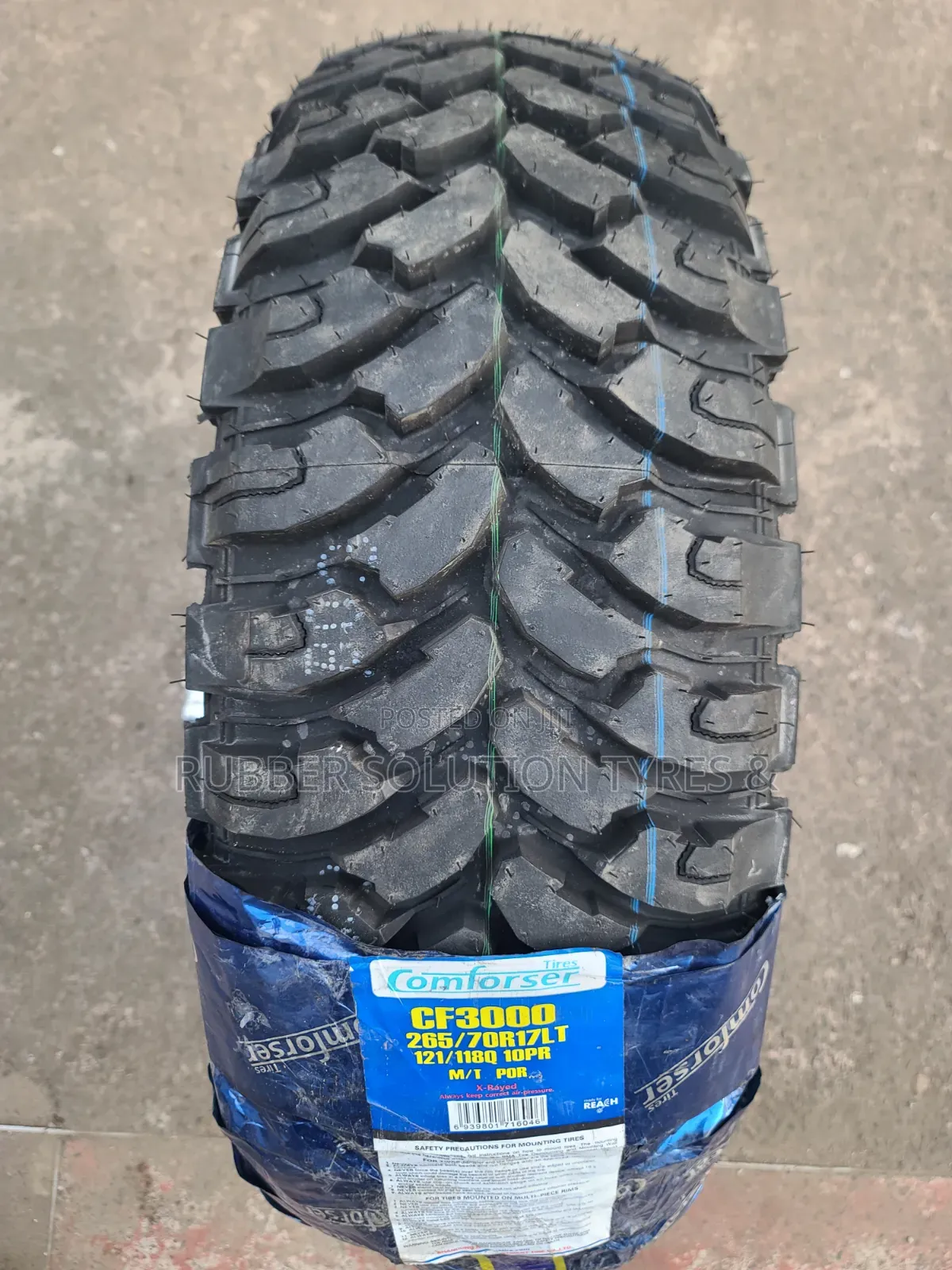 265 /70 R17 Comforser Tyres Cf3000 Lt 10pr M/T Mud-Terrain