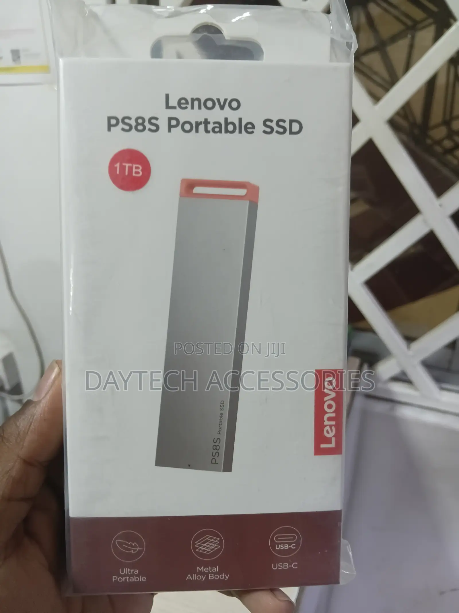 This Is a Lenovo Ps8s Portable SSD With 1tb of Storage Capacity.