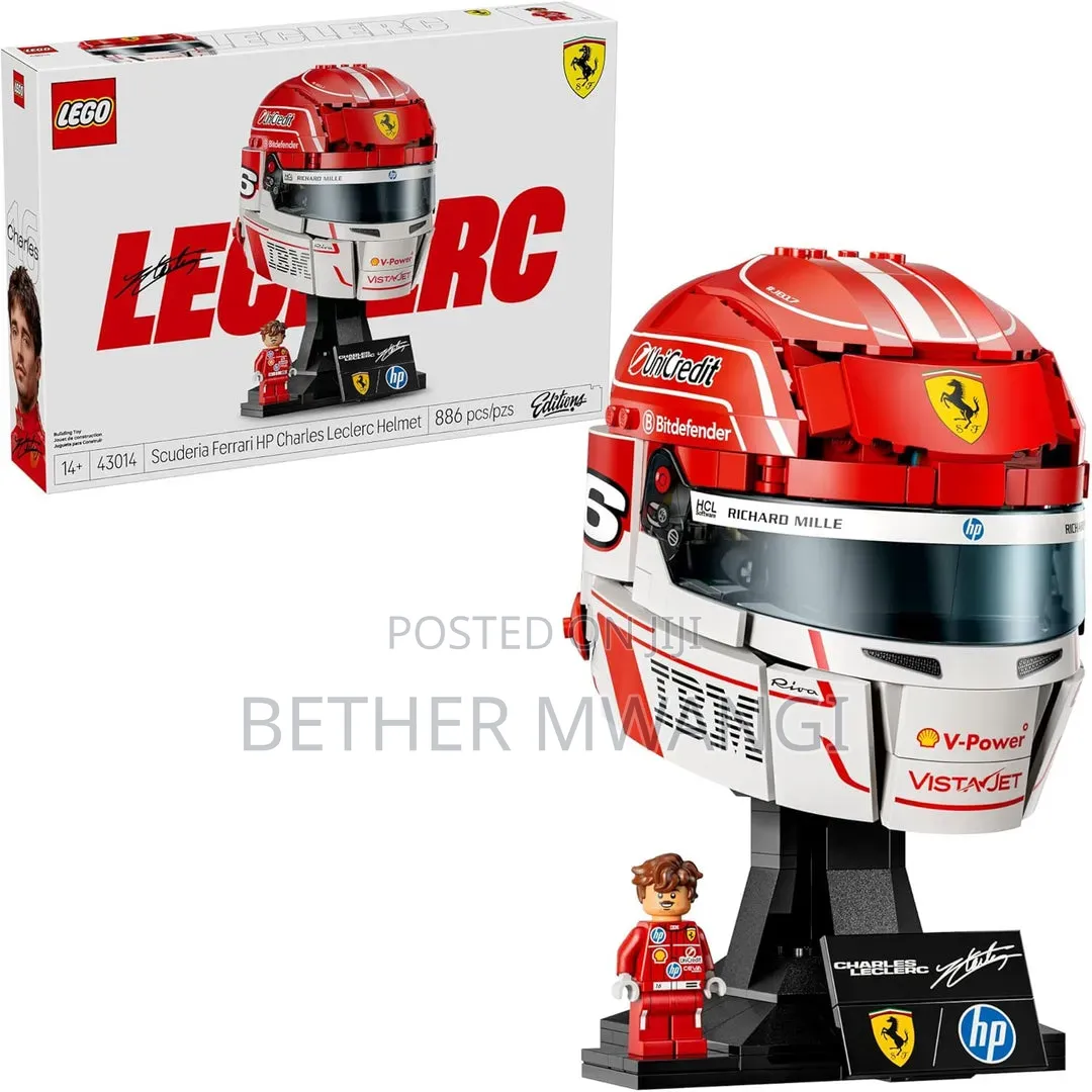 Lego F1 Scuderia Ferrari Hp Charles Leclerc Helmet