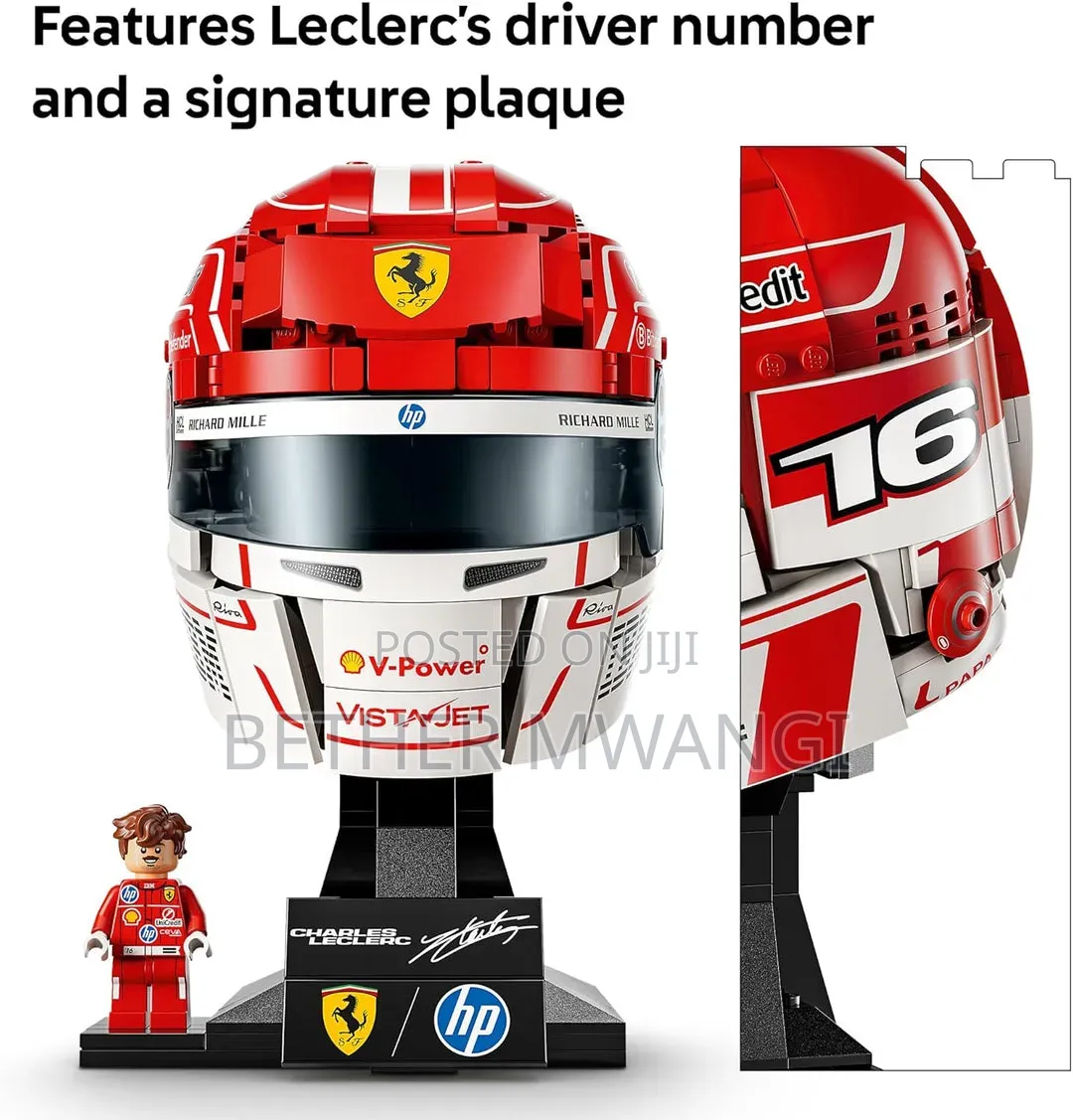 Lego F1 Scuderia Ferrari Hp Charles Leclerc Helmet