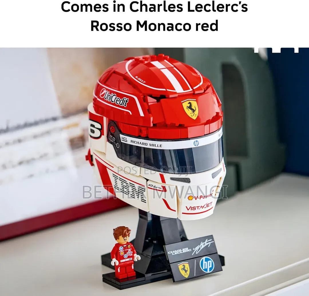 Lego F1 Scuderia Ferrari Hp Charles Leclerc Helmet