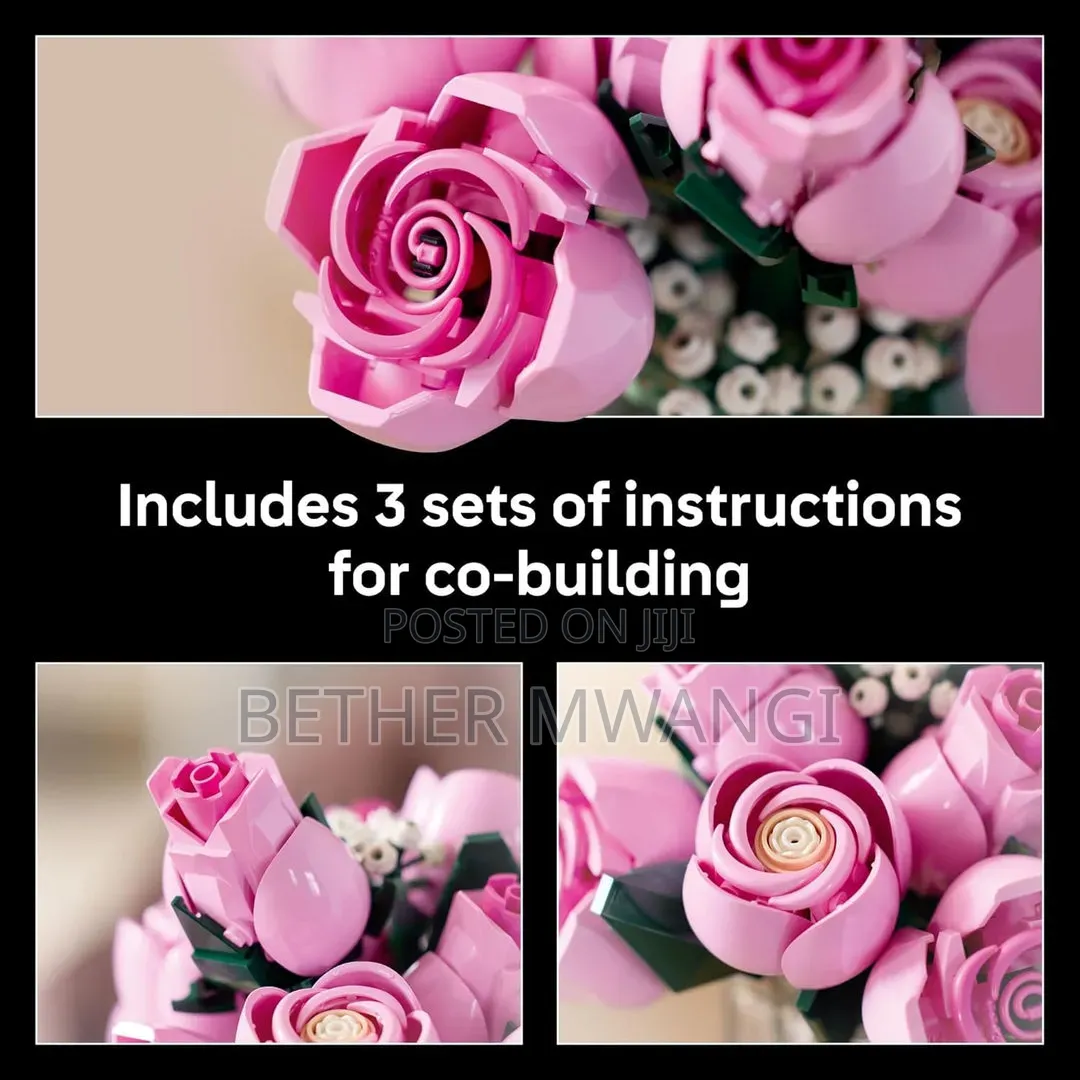 Lego Bouquet of Pink Roses