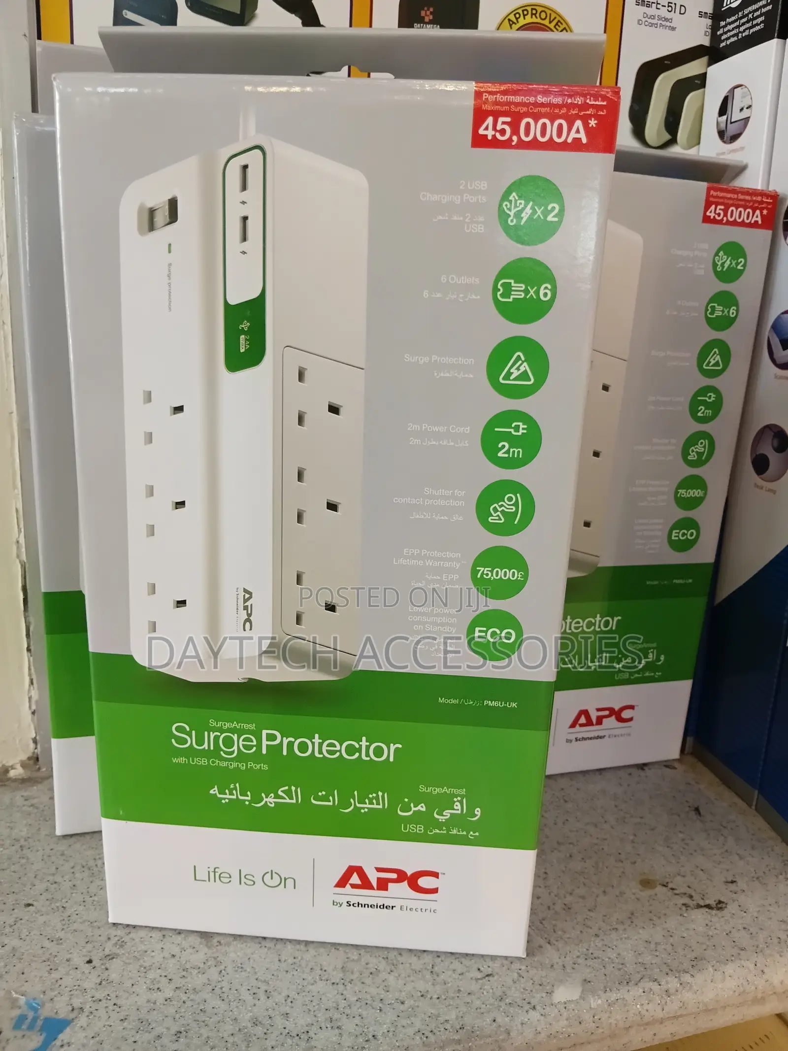 Apc Power Surge Protector Power Extensions With Usb Port.