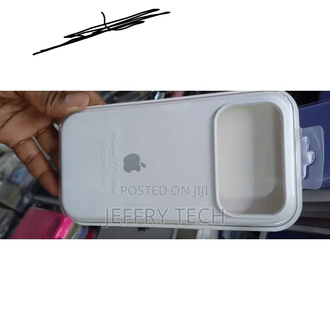 Silicone Cover Case Stylish Protection for iPhone 17 Pro Max - White