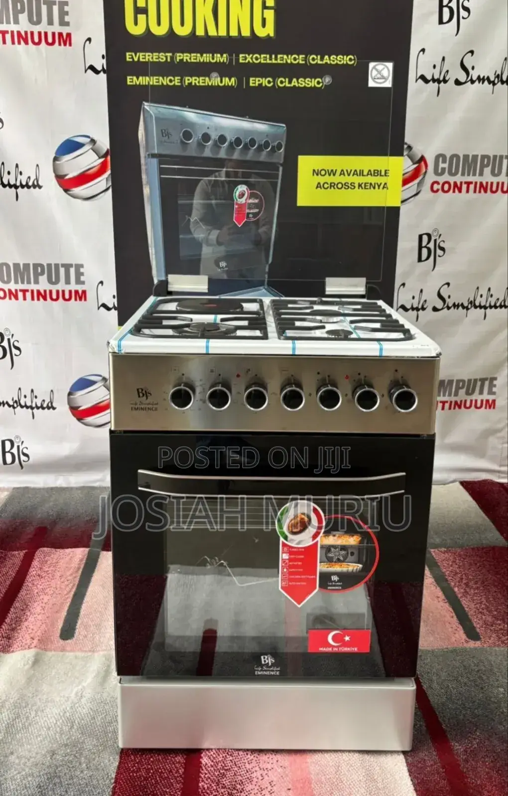 BJS Eminence 60 by 60 Inox Cooker