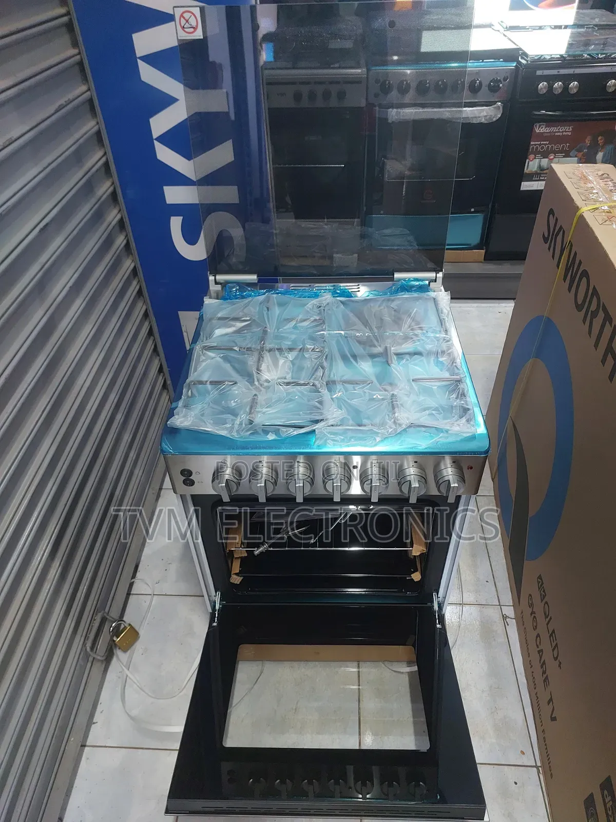 Haier 3g + 1e Standing Cooker (Hre6313cdrss)No Gas Sensor