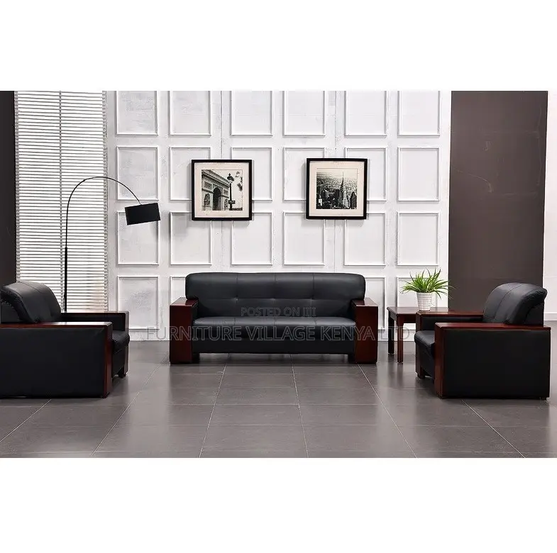 Executive 5-Seater Leather Sofa With Handrest