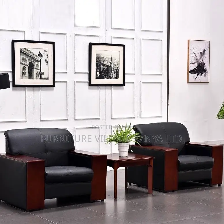 Executive 5-Seater Leather Sofa With Handrest