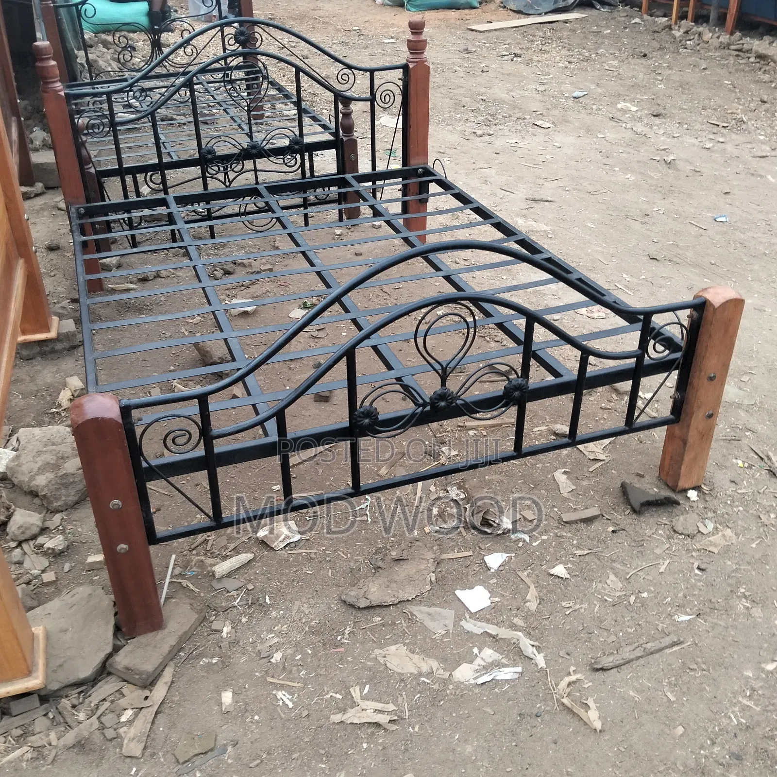 Royal Forge Wood Metal 5ft by 6ft Bed Frame