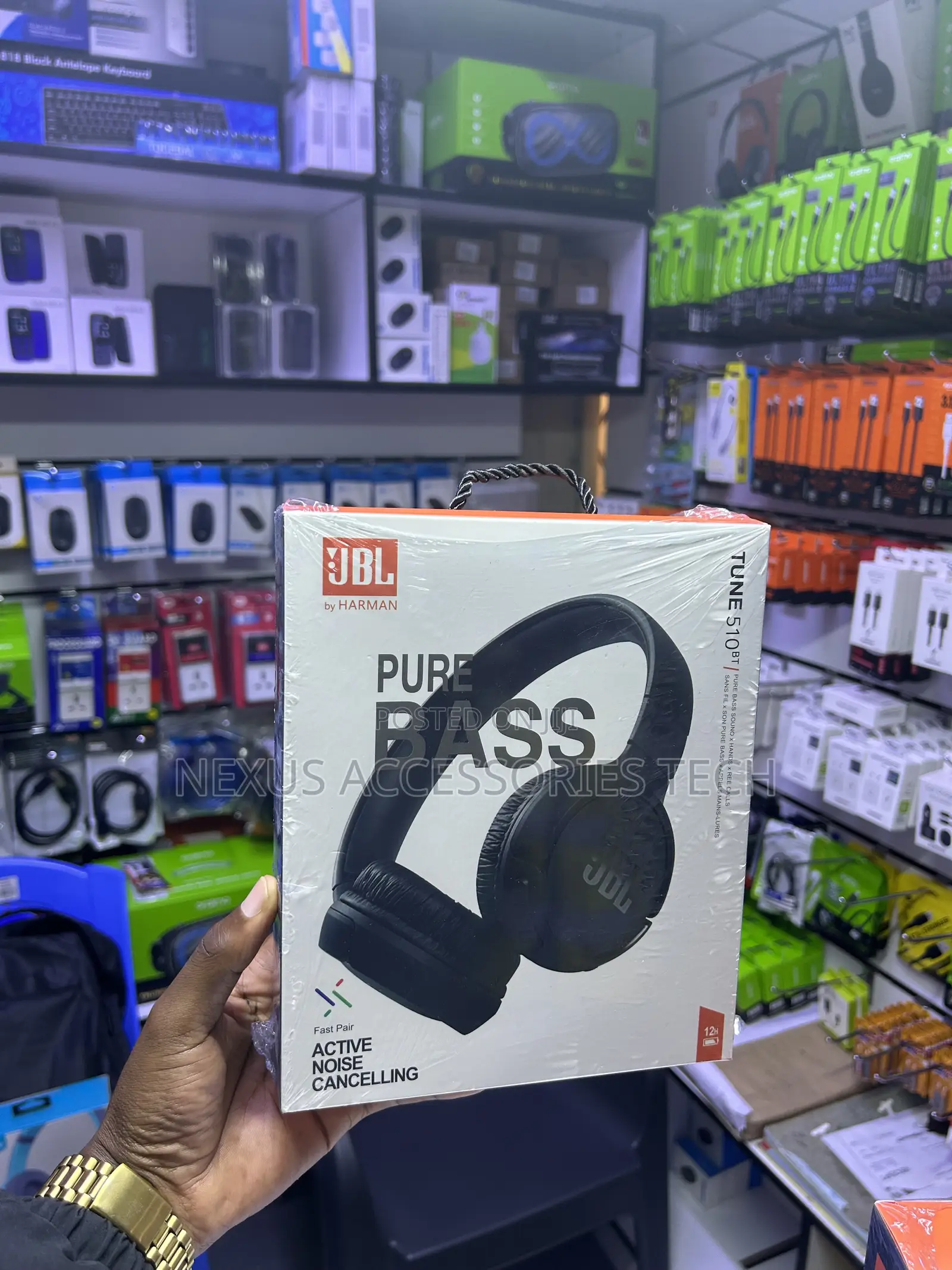 JBL Tune 510bt Wireless Bluetooth Headphones – Pure Bass,Anc,Fast Pair