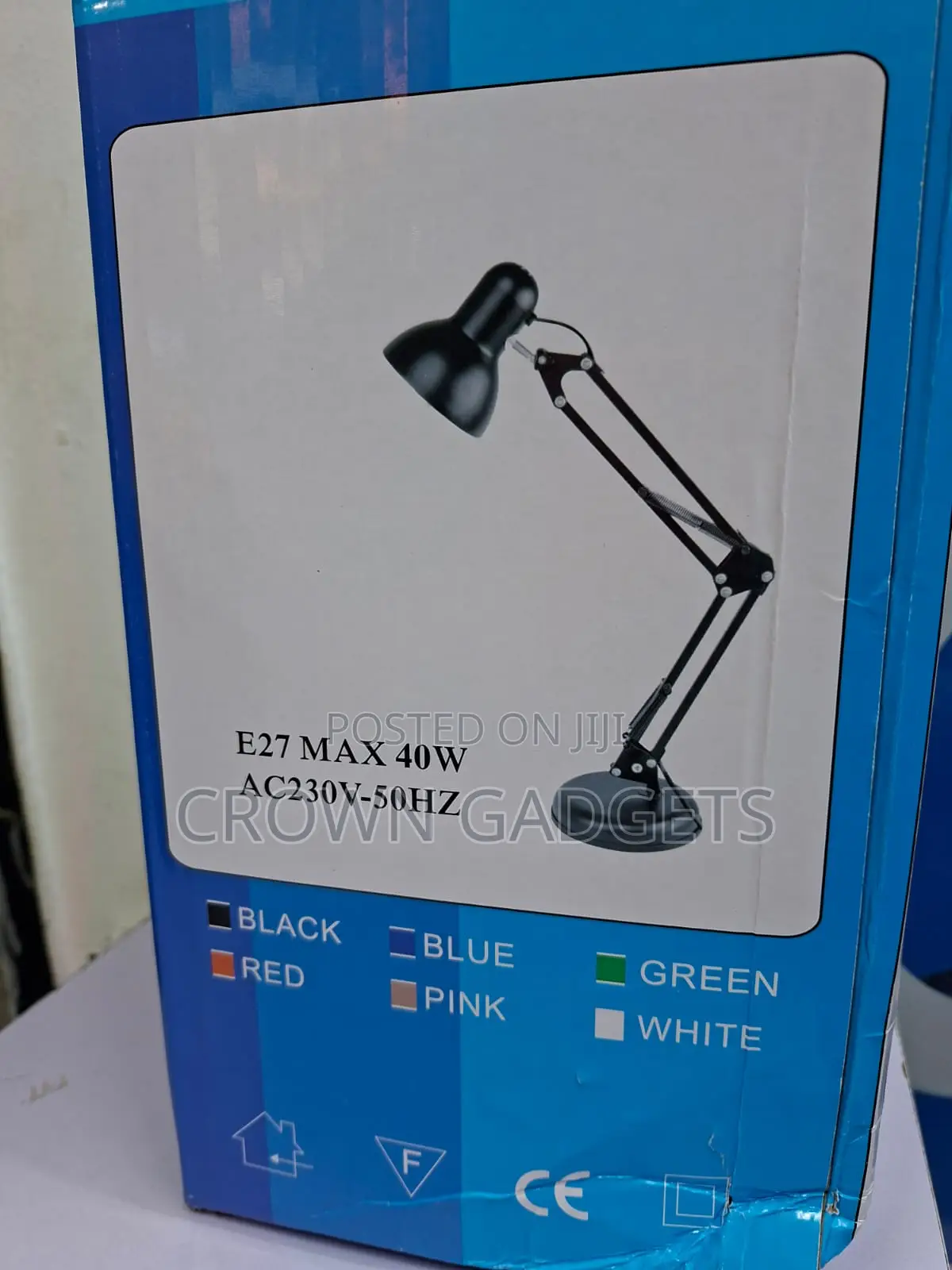 Flexible Metal Desk Lamp 40w for Reading and Working