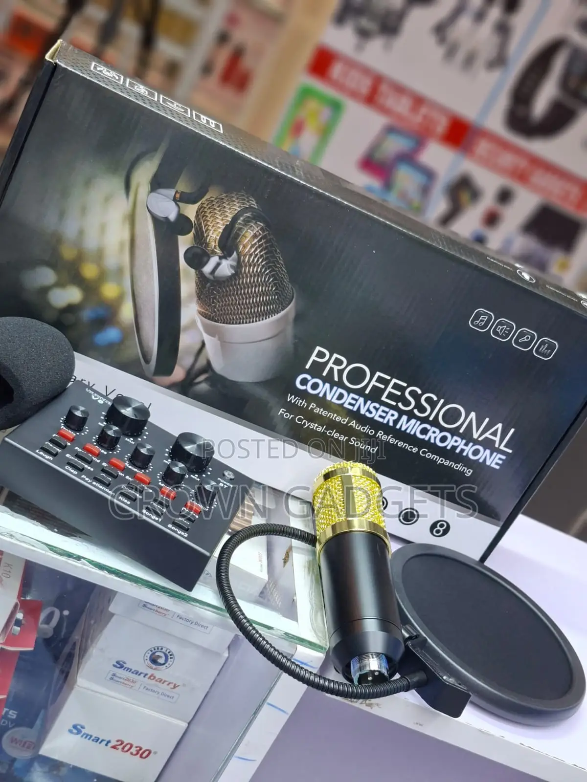 Bm800 Professional Microphone Kit for Youtube Podcast Live