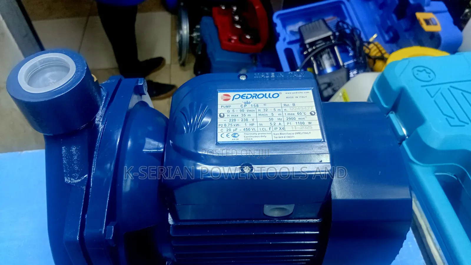 1hp Pedrollo Water Pump/ High Pressure 1hp Booster Pump