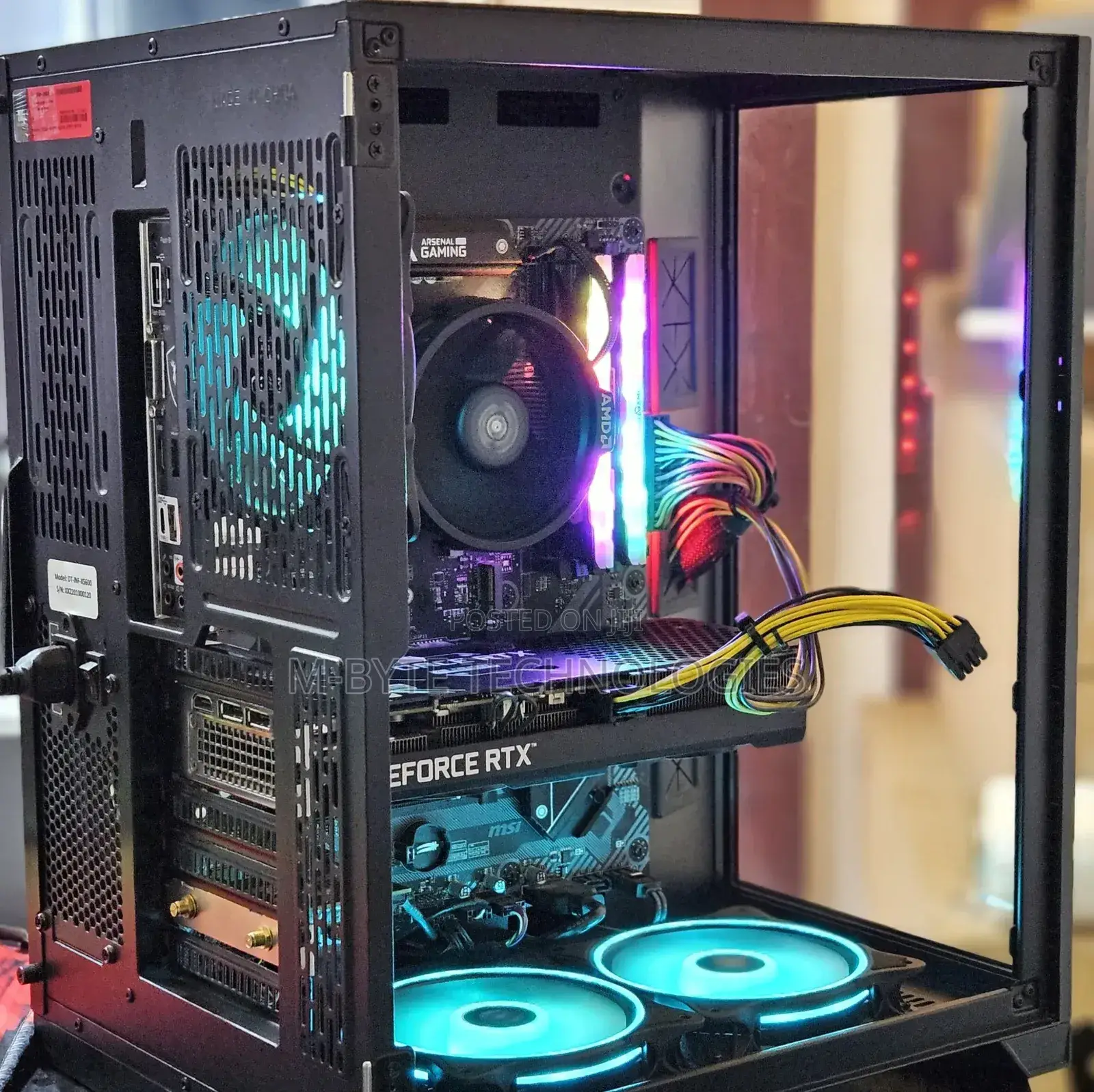 New Desktop Computer MSI 16GB AMD Ryzen 7 HDD+SSD 512GB