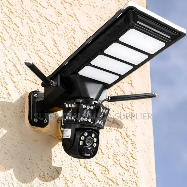 4g PTZ 4g Sim Card Enabled Solar Camera With Led Solar Street Light