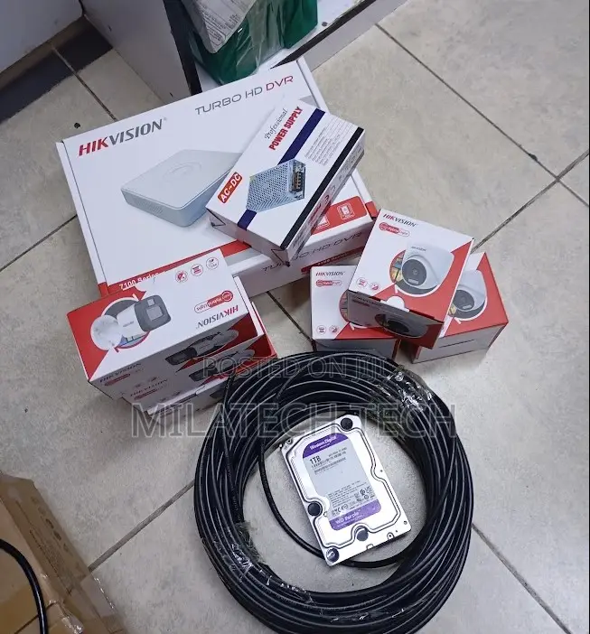 Hikvision Smart Hybrid 8 Camera CCTV System With Mobile Monitoring