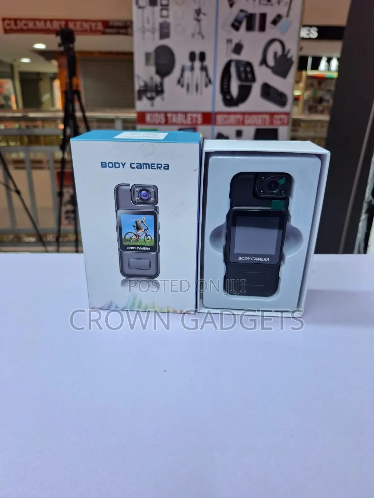Portable Body Worn Camera With Motion Detection and Clip