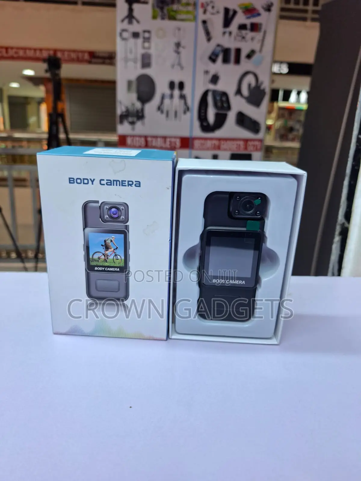 Portable Body Worn Camera With Motion Detection and Clip