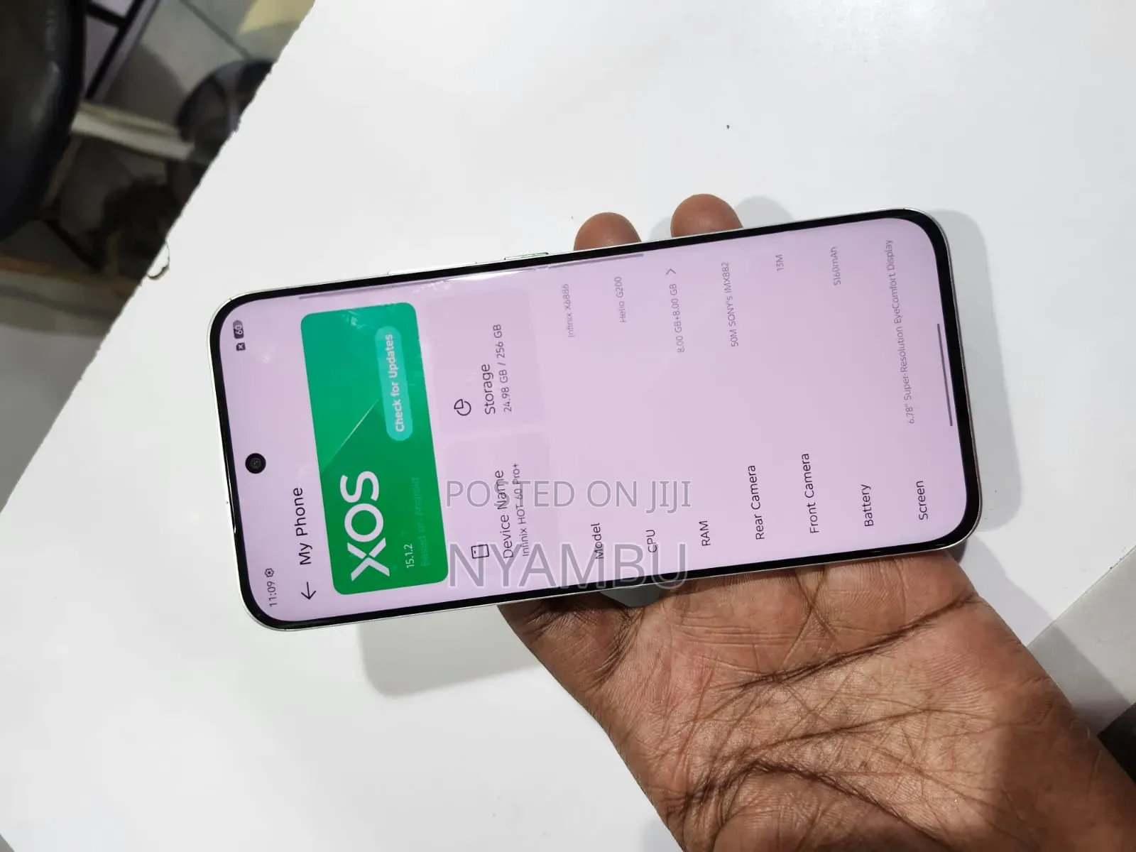 Infinix Hot 60 Pro+ 256 GB Gray