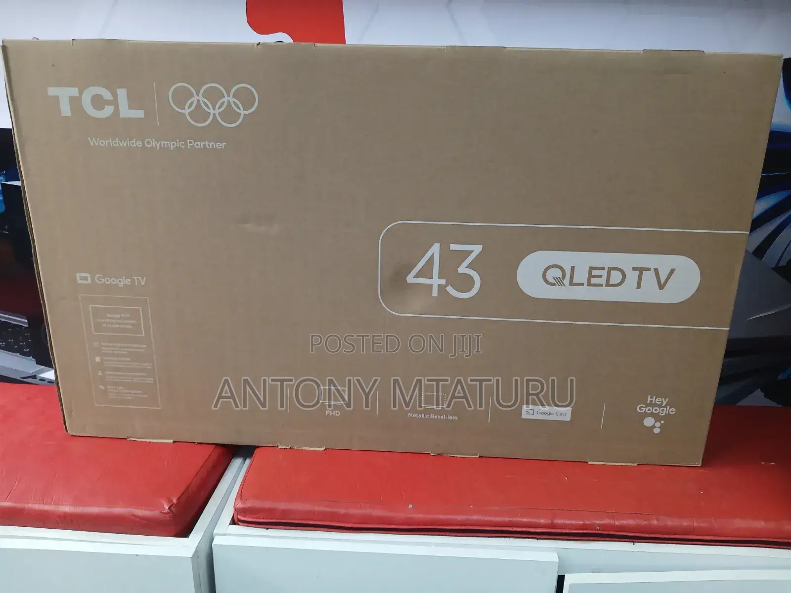 TCL 43′′ 43s5k Qled Full Hd Smart Google Tv