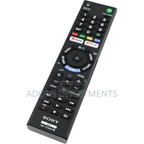 Sony Smart Tv Remote Control - Black - Compatible With Led TVS