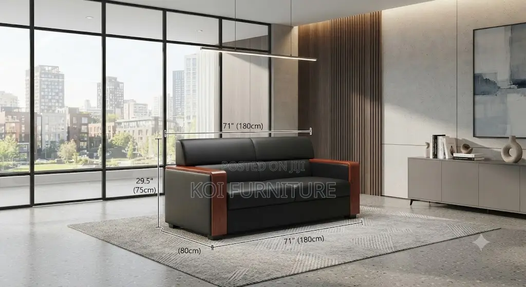 Office Sofas; Five Seaters Ergonomic Functional Offce Sofa Set