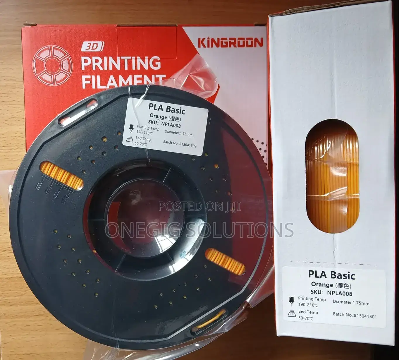 Pla Orange 3d Printing Filaments