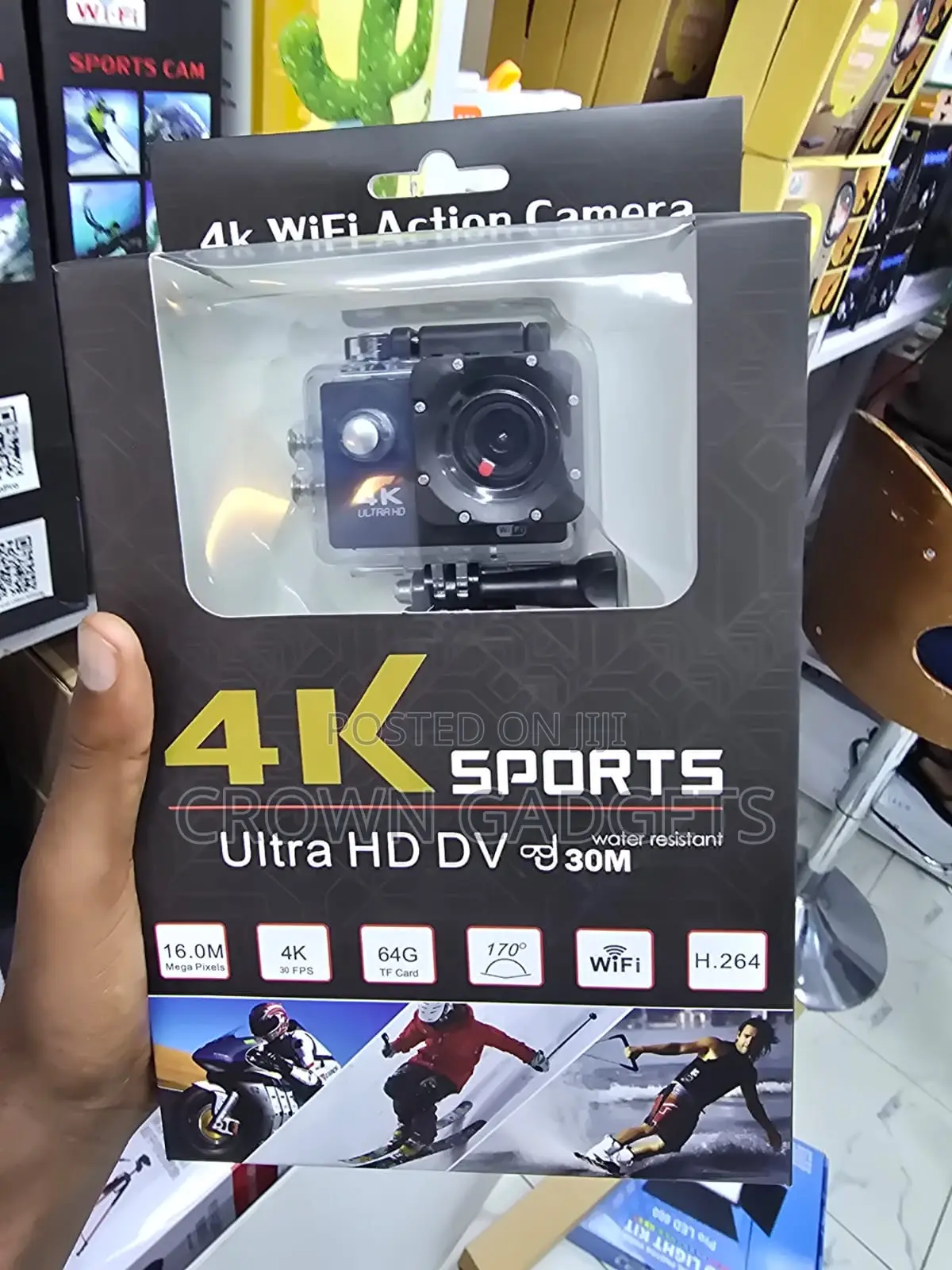 Ultra Hd Sports Camera With Wifi and Waterproof Case