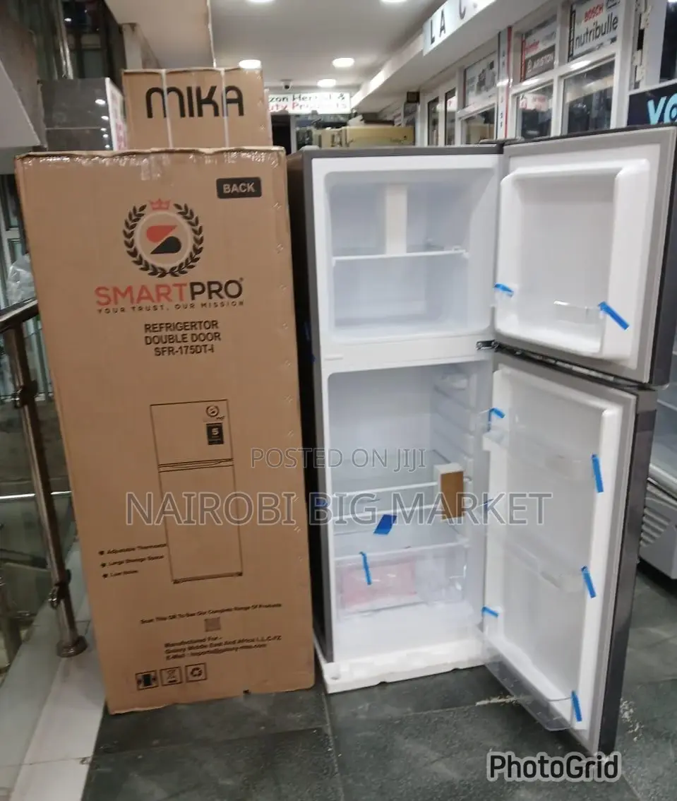 138litres Smartpro Double Door Fridge