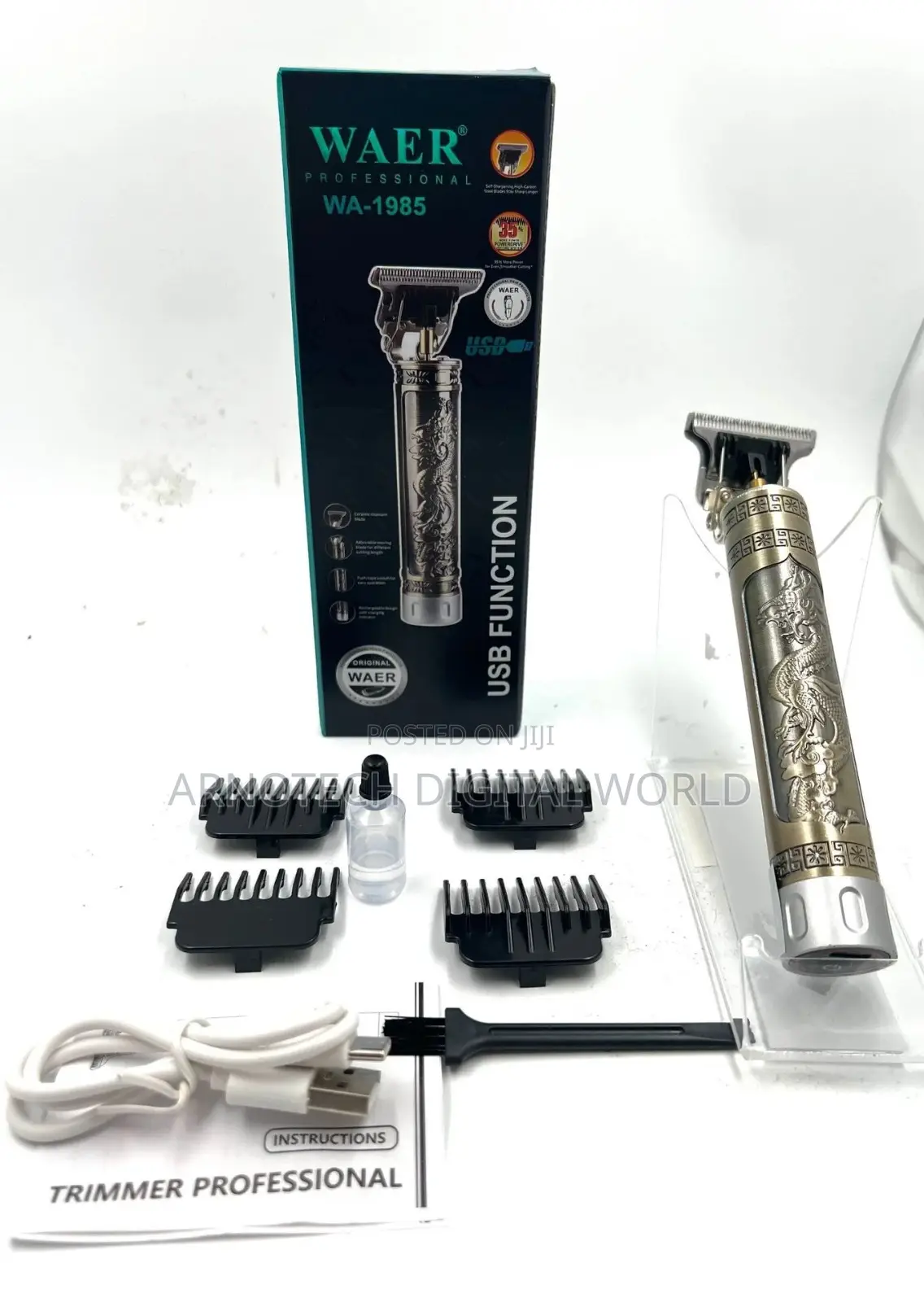 Waer Wa-1985 Professional Hair Trimmer Set