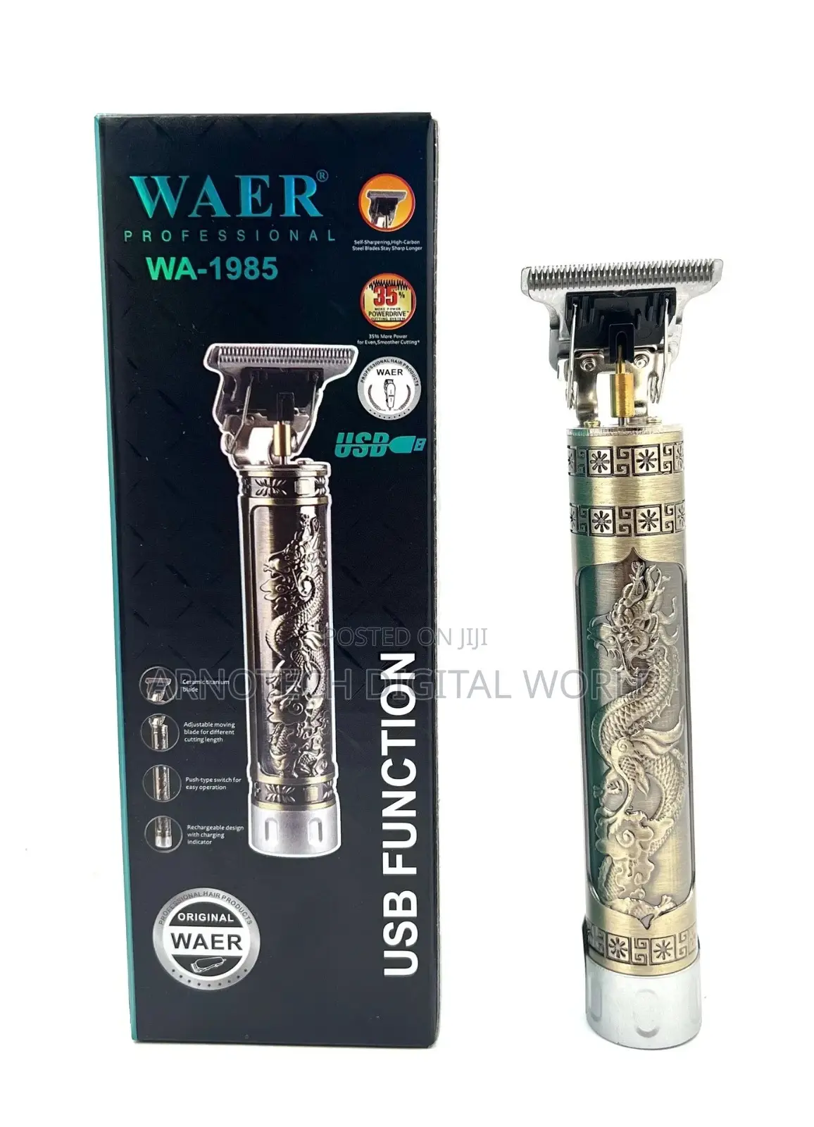 Waer Wa-1985 Professional Hair Trimmer Set