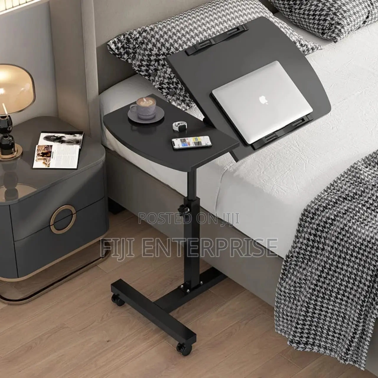 Height Adjustable Laptop Stand Movable Desk – 58–90cm | 60×40cm
