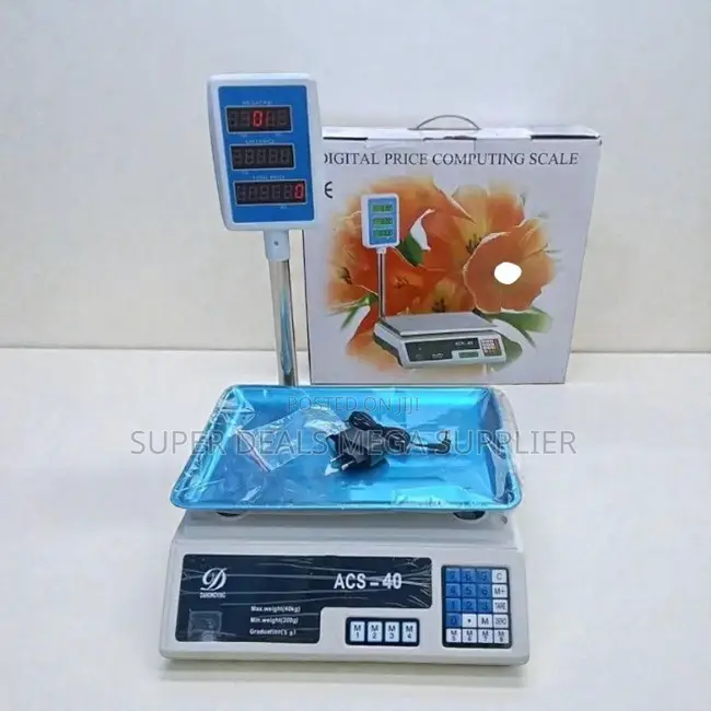 Memory Keys Acs 40 Upto 40kgs Computerized Electronic Weight Scale
