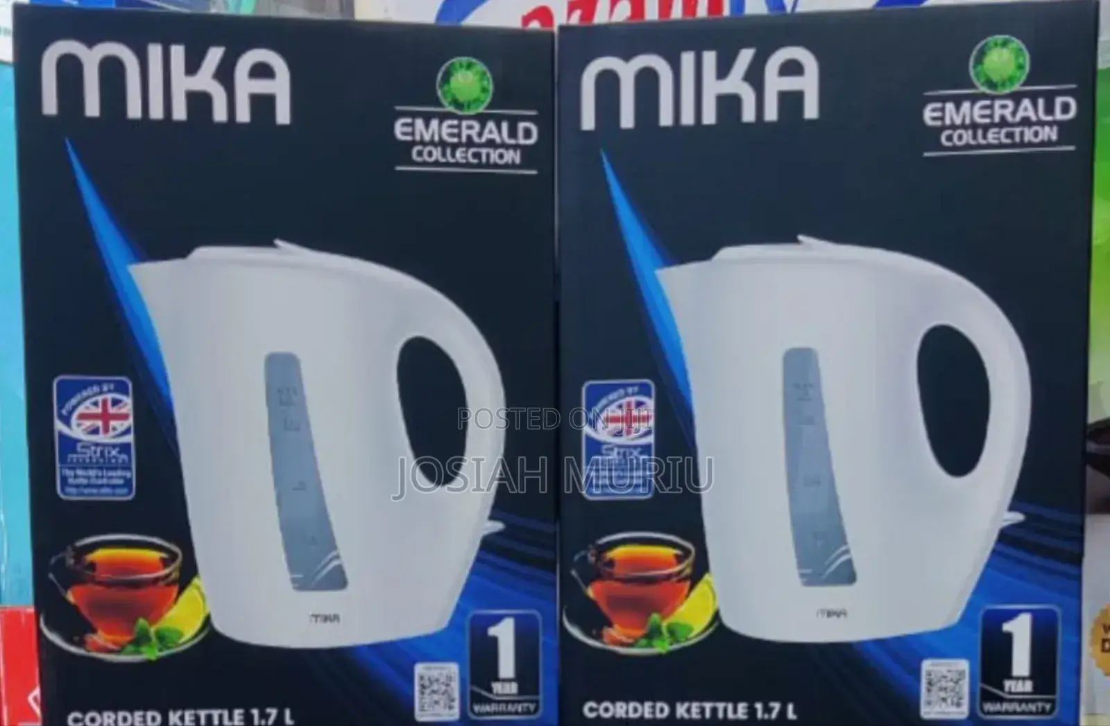 Mika 1.7 L Electric Kettle