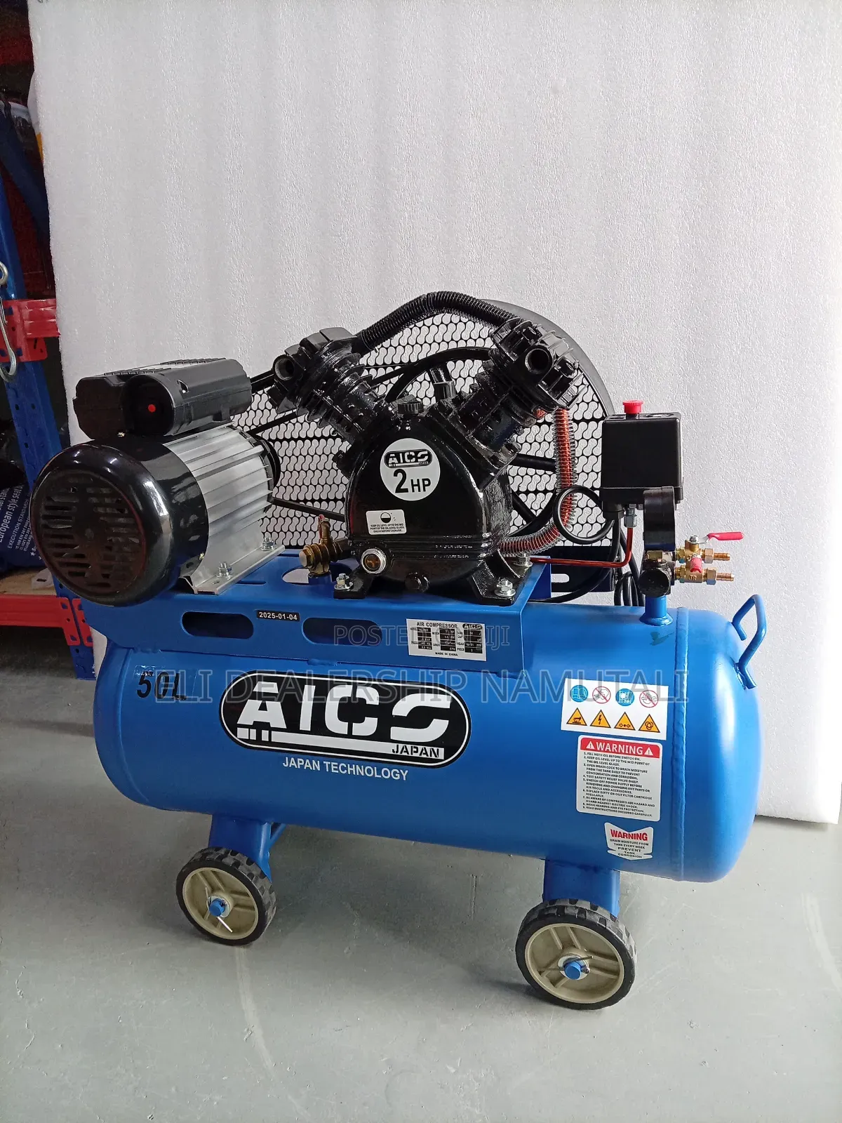 Aico 50l 2hp Air Compressor /115 Psi Heavy Duty Air Compressor