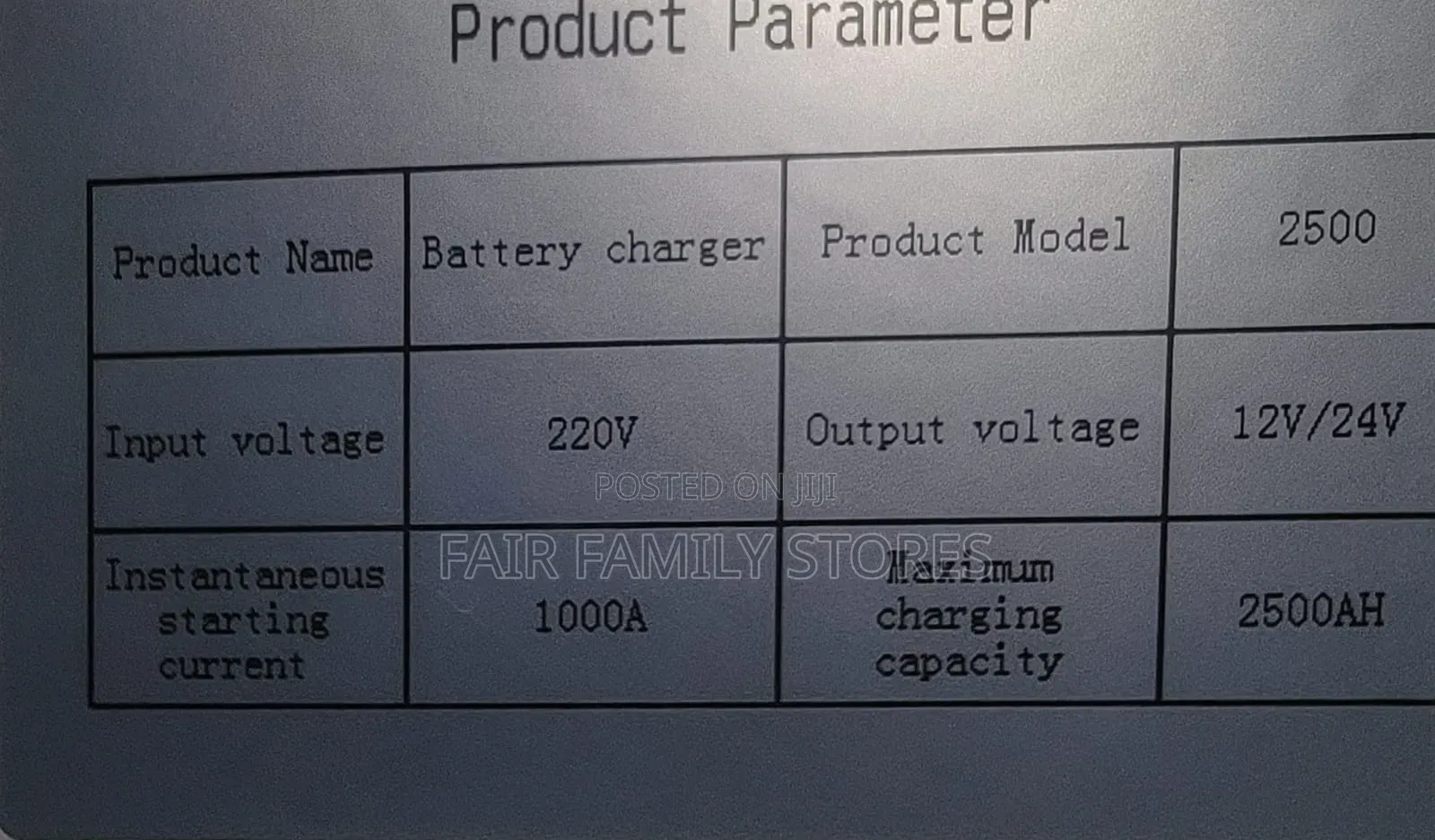 Commercial Battery Charger