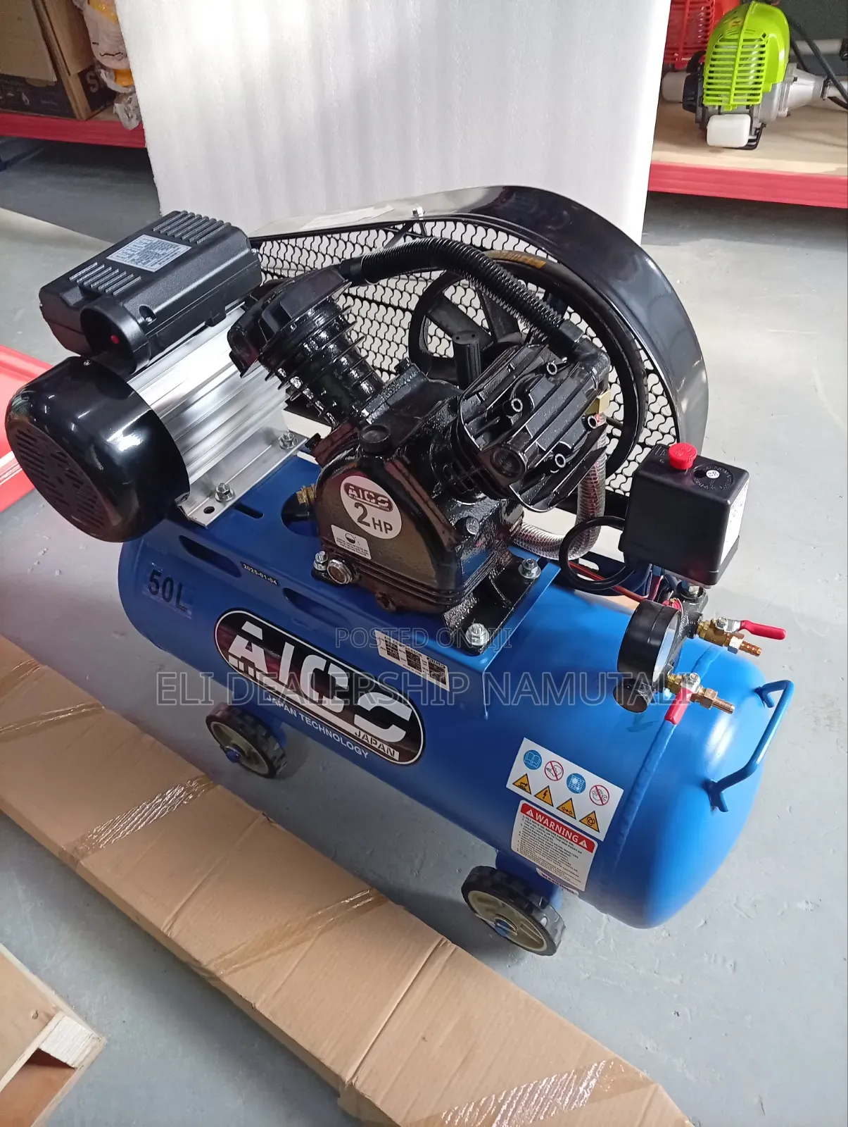 Aico Ac250s 50l Air Compressor – 170l/Min Portable Air Compressor