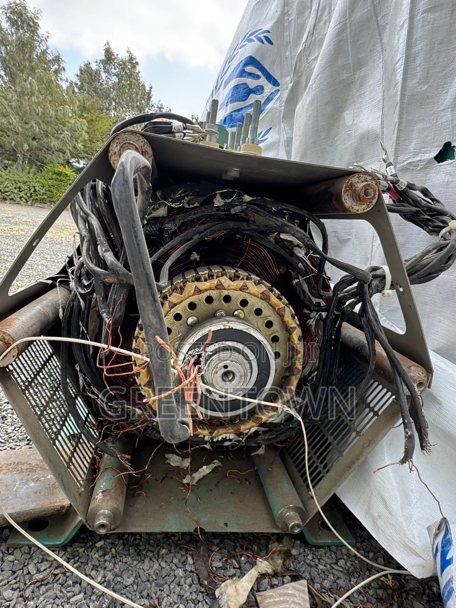 125 Kva Alternator End (Generator Head) – For Parts / Rewinding