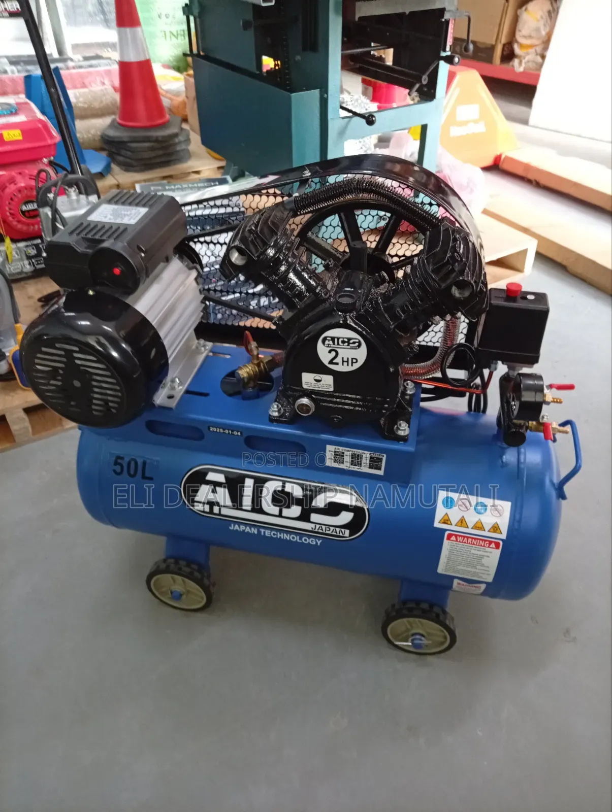 Aico 50l Air Compressor for Spray Guns, Tyre Inflation Air Tools