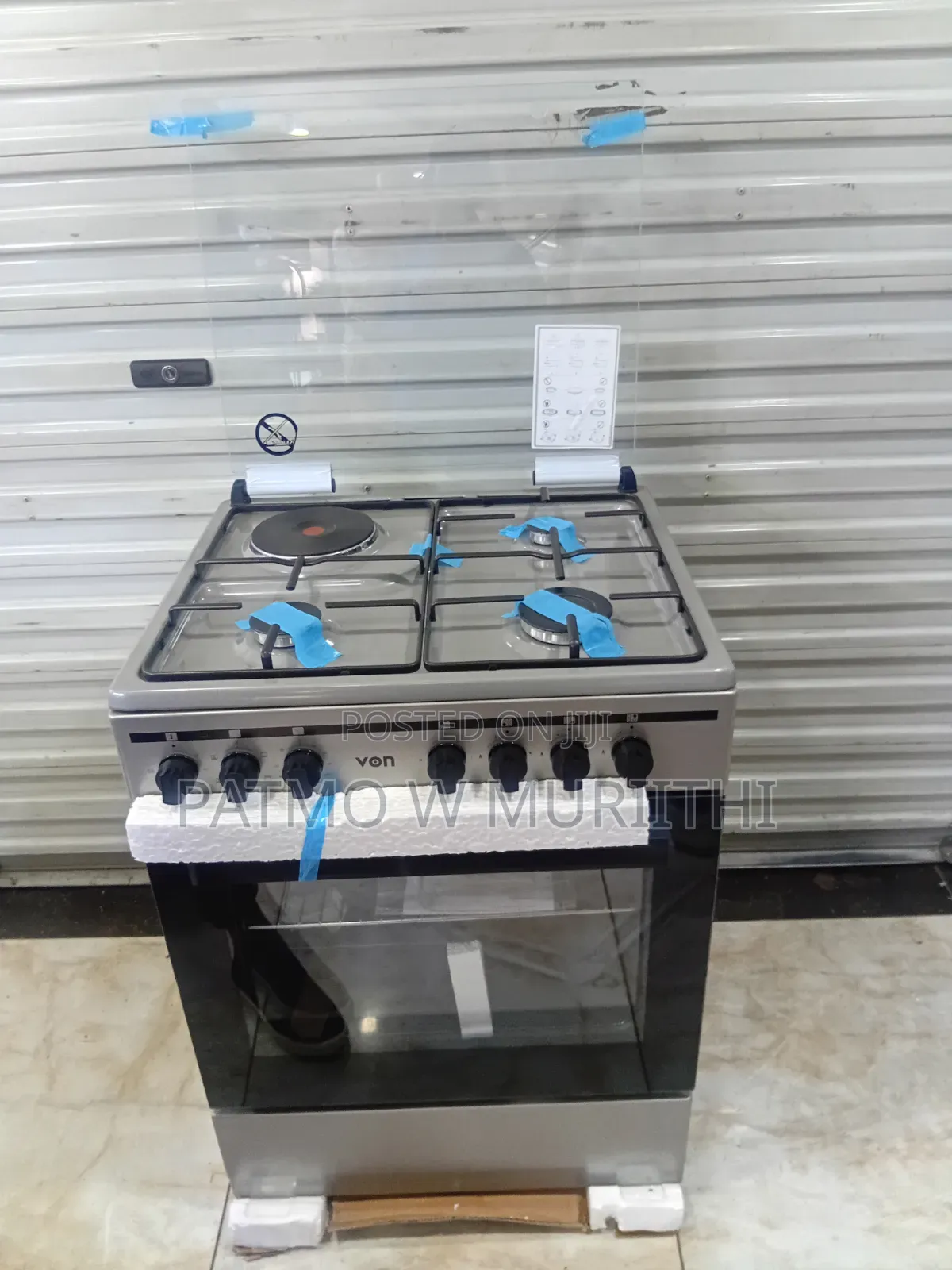 Von 60 by 60 3gas+1electric Rapid Plate ,Jet Valve Burner
