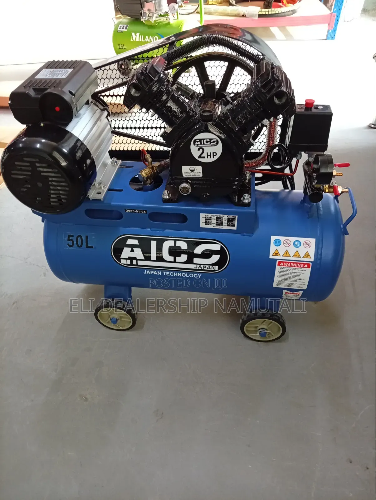 Premium 50l Air Compressor – Durable 2hp Twin Piston Compressor