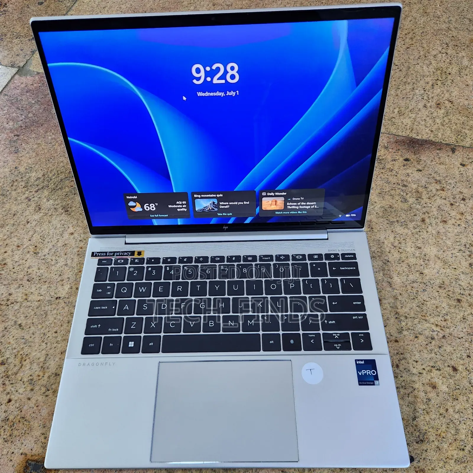 Laptop HP Elite Dragonfly G3 32GB Intel Core i7 SSD 512GB