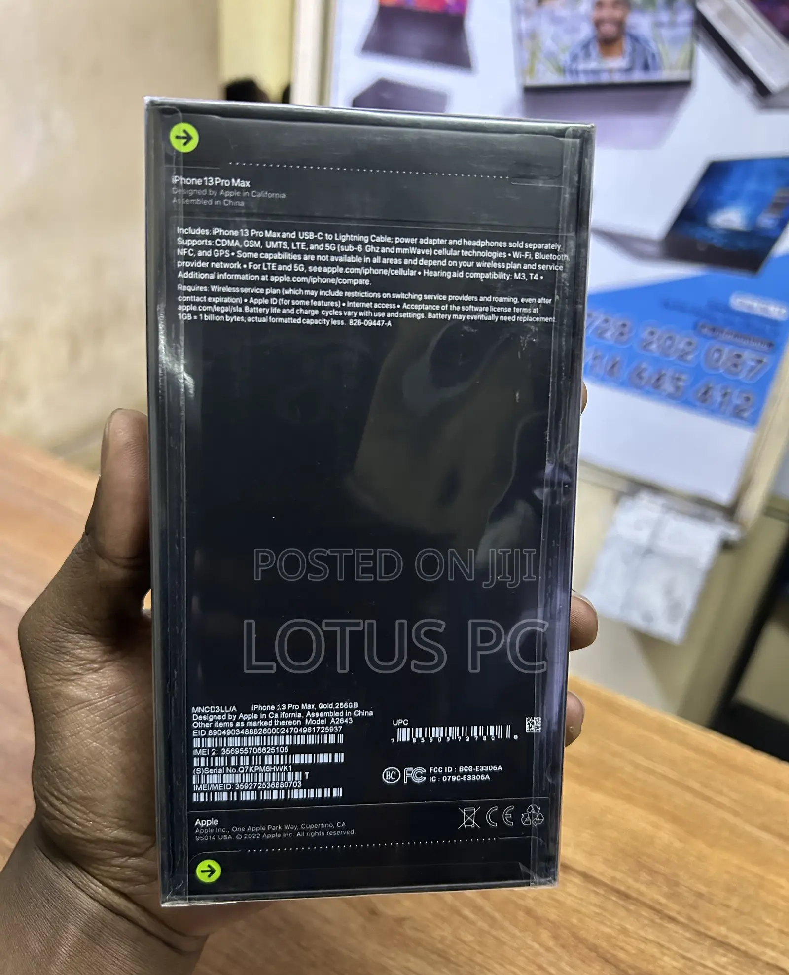 New Apple iPhone 13 Pro Max 256 GB Gold