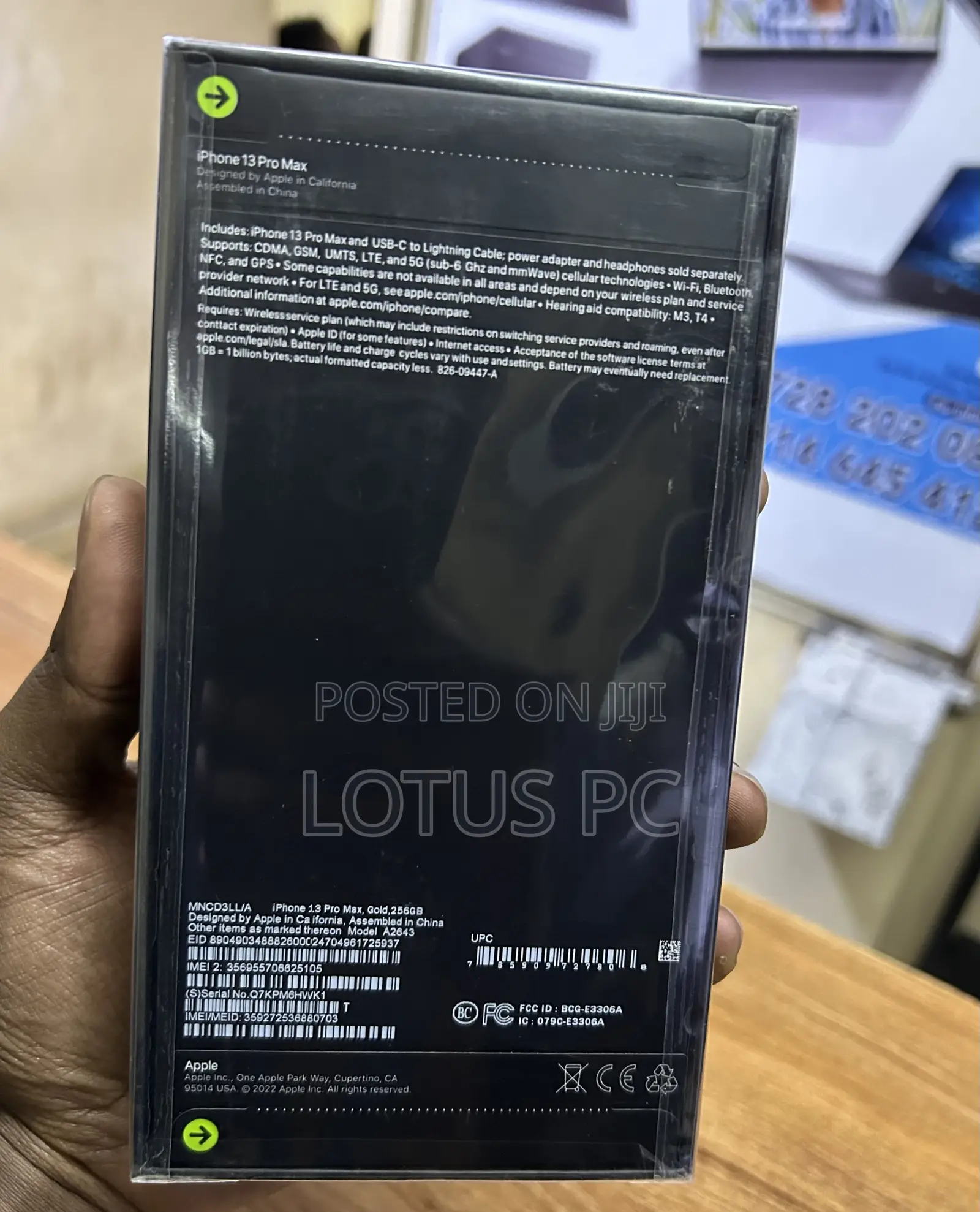 New Apple iPhone 13 Pro Max 256 GB Gold